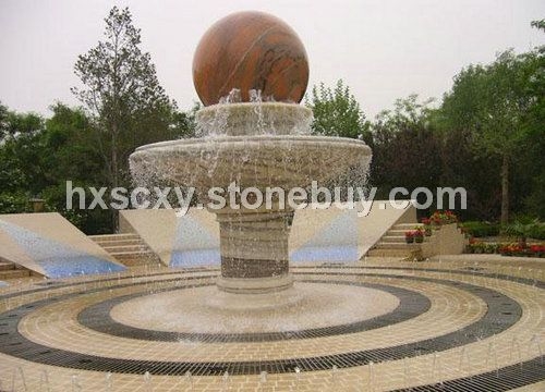 石雕喷泉