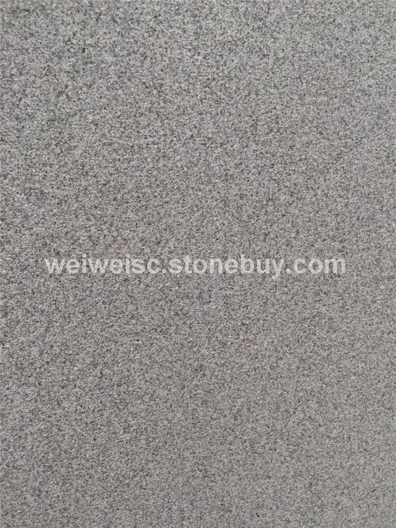 G654芝麻黑喷砂面