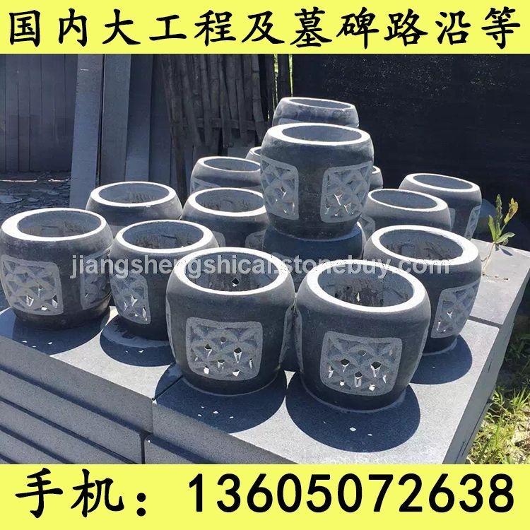 厂家直销批发 g654芝麻黑 童子黑 墓碑石料 墓碑加工