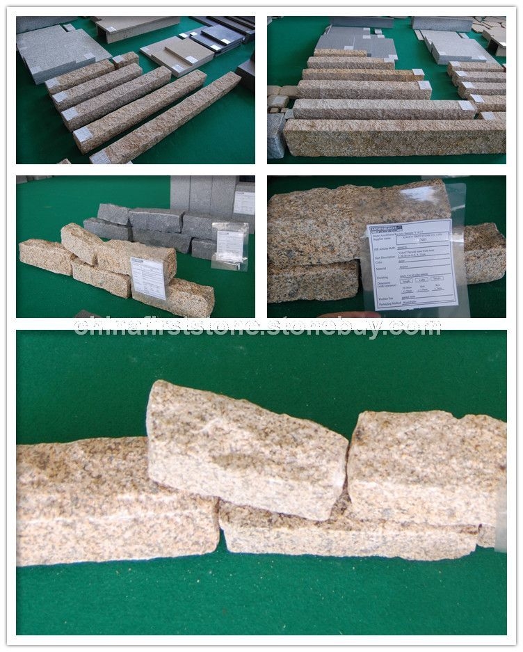G682銹色花崗巖全自然加工