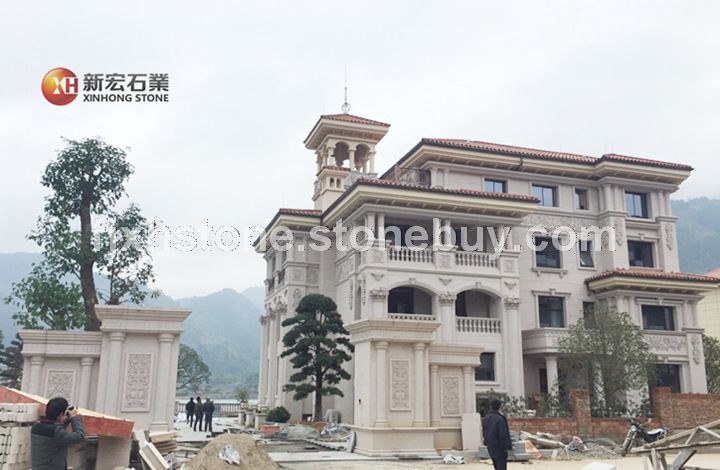 永泰私人别墅石材幕墙装饰工程