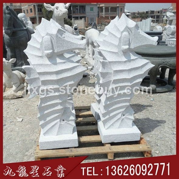 喷水石雕 石材喷水雕塑 海马天鹅喷水动物