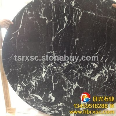 黑白根大理石 大板条板现货5万平方 自有矿山工厂直销 质量可靠