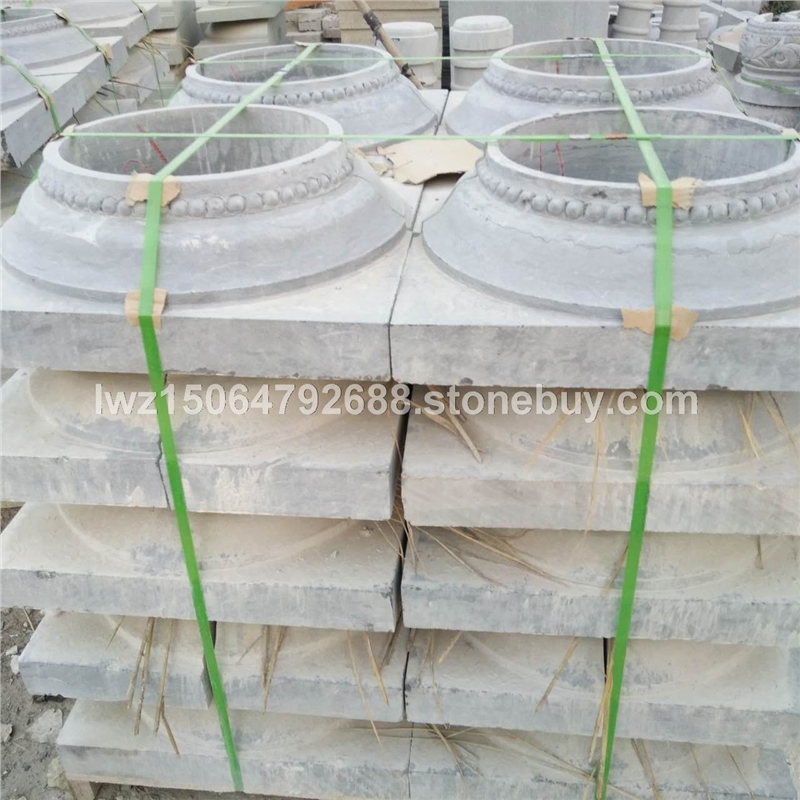 莲花瓣柱脚 莲花瓣空心柱础