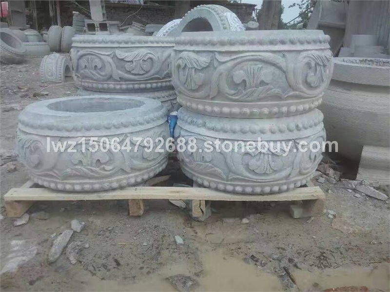 青石柱础石  石雕柱础 空心柱础石