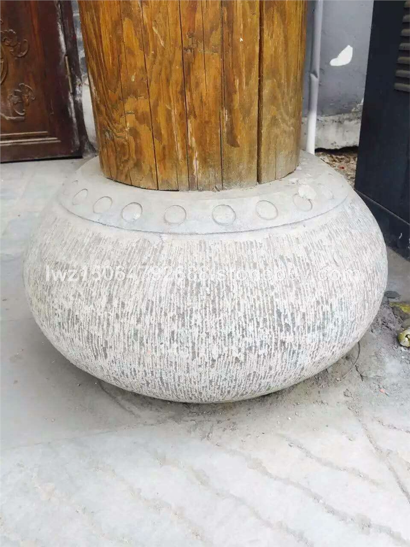 石座 柱子做 木柱石座 石雕座