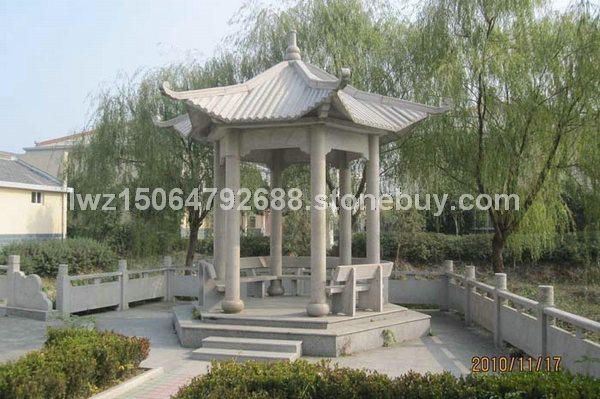 凉亭 石雕亭子 青石凉亭 石亭子