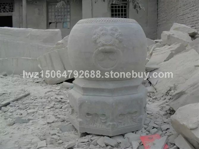 柱墩石 仿古石墩 石雕柱墩