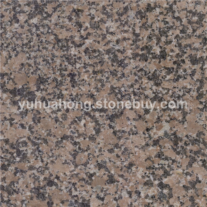 玫瑰红石材粉红麻河南花岗岩玫瑰红大理石磨光面广场地铺工程外挂石材