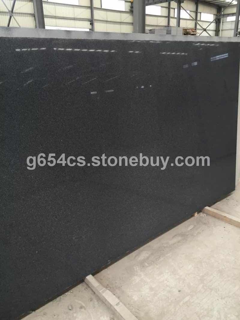 g654芝麻黑磨光面