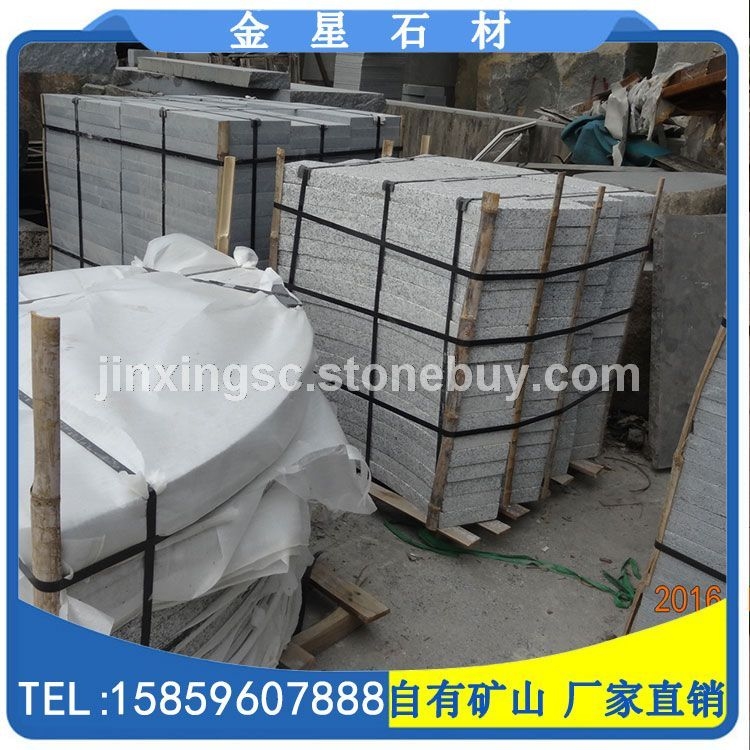 芝麻灰弧形板 压顶石