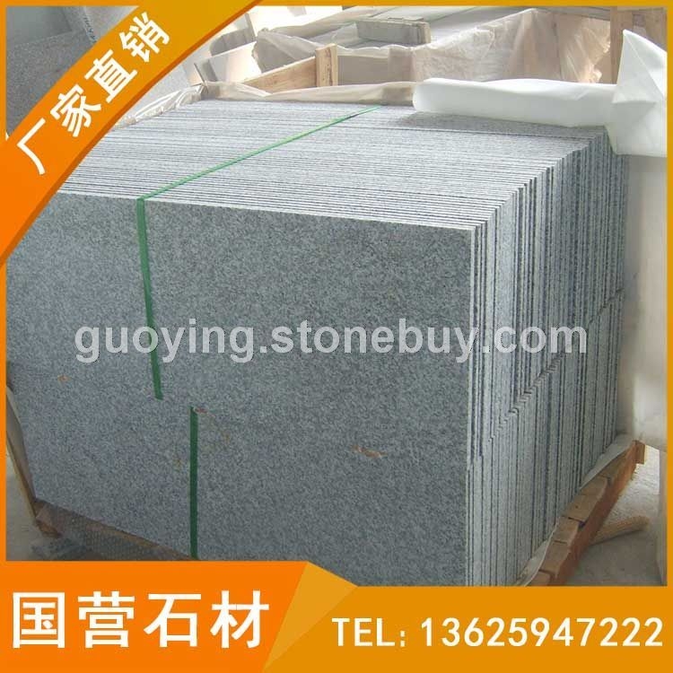 芝麻白花岗岩烧面薄板