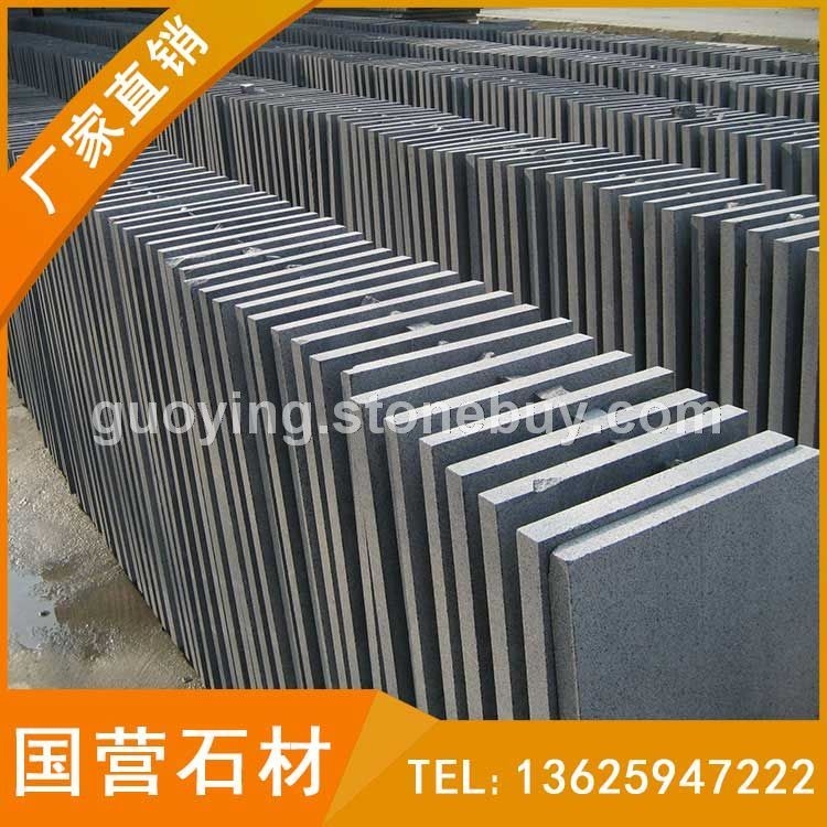 烧面芝麻黑深灰麻 G654干挂板