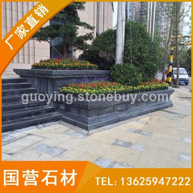 芝麻黑 G654楼梯板 台阶板 花岗岩板材