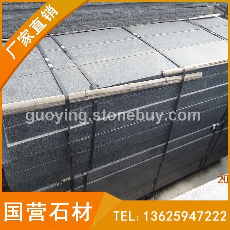 墓碑石 光面芝麻黑 深灰麻墓碑石料