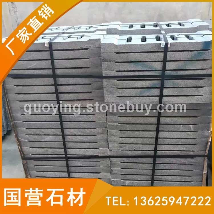 芝麻黑下水道盖板 G654深灰色花岗岩石材