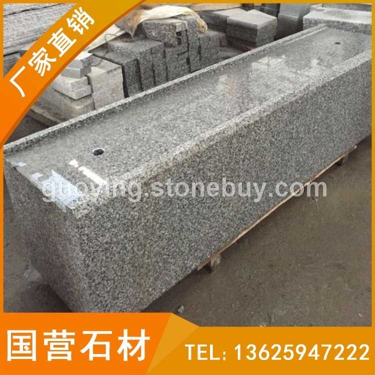 芝麻灰 G655 抛光面门槛线条 异形加工石材