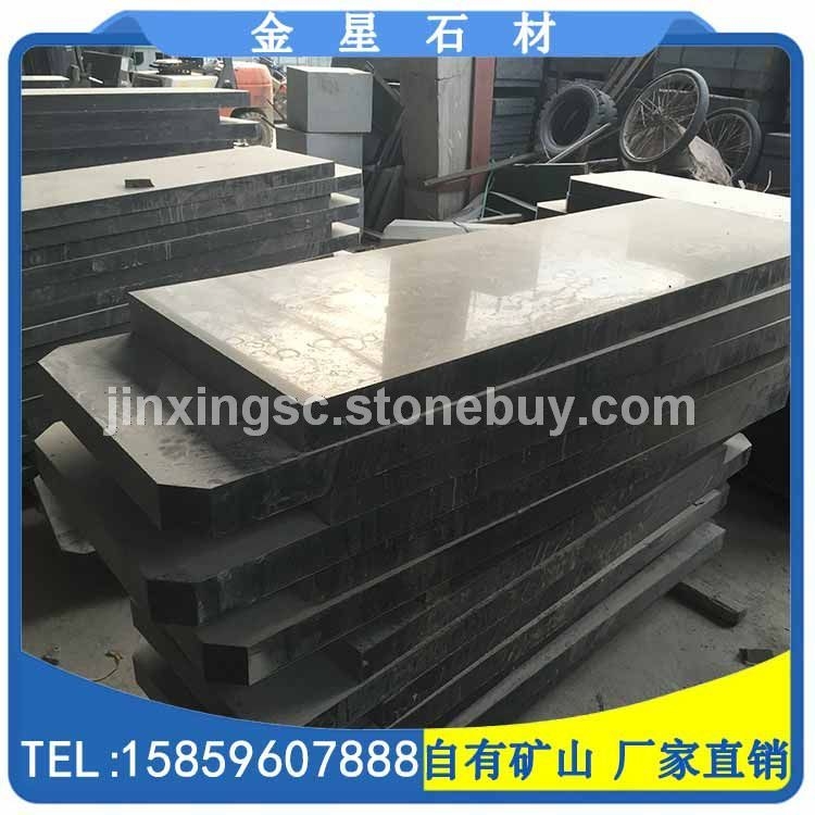 芝麻黑G654抛光面墓碑主碑 墓碑石料