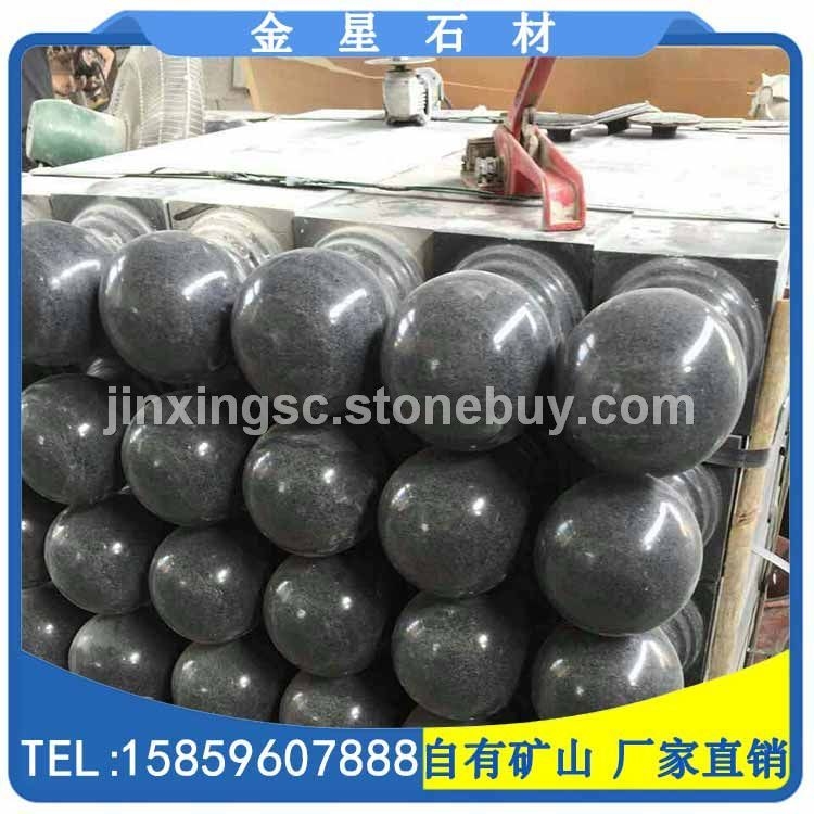 芝麻黑 深灰麻 栏杆石 栏杆柱子 G654花岗岩