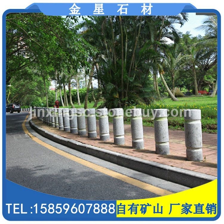 车止石 拦车石 G654芝麻黑石材