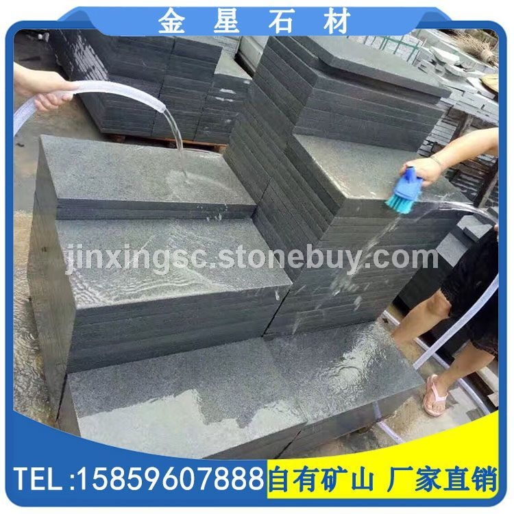 芝麻黑G654荔枝面干挂板