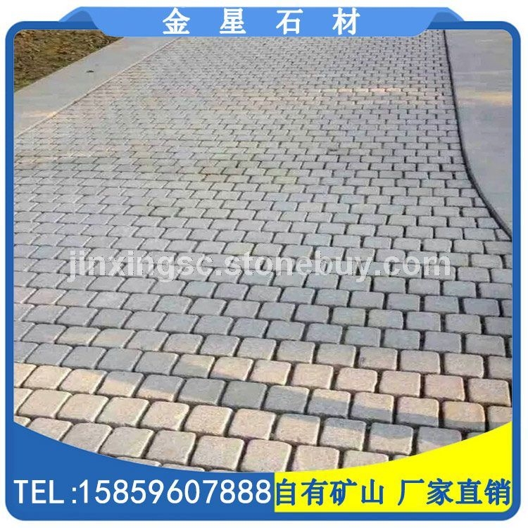 芝麻黑G654小方块 滚石