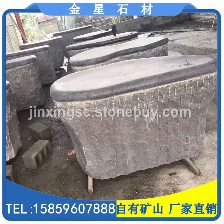 芝麻黑G654花岗岩石桌