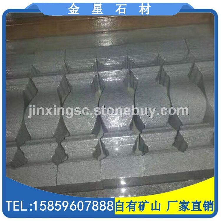 芝麻黑异形加工栏杆石G654石材