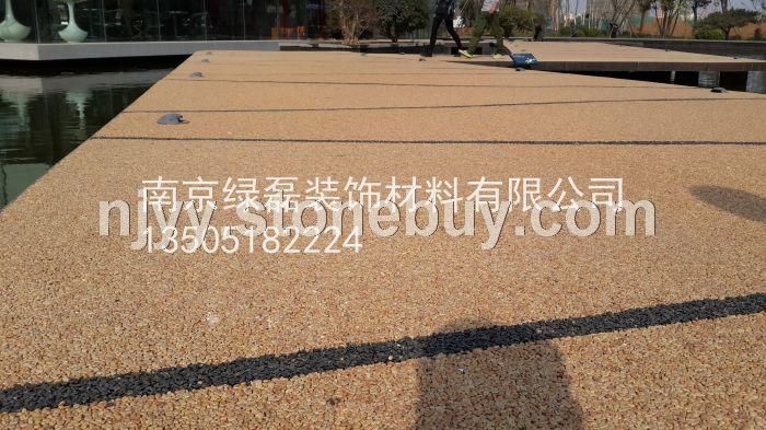 胶粘石 透水混凝土