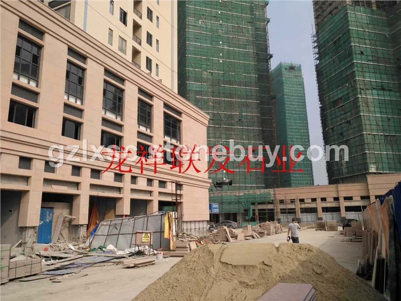 映山红石材富贵红石材光泽红石材干挂石材图片