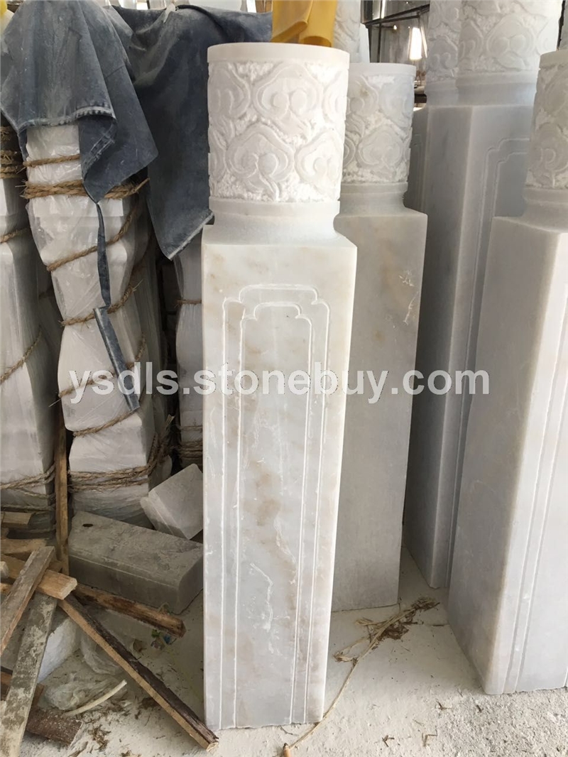 广西白异形栏杆 24