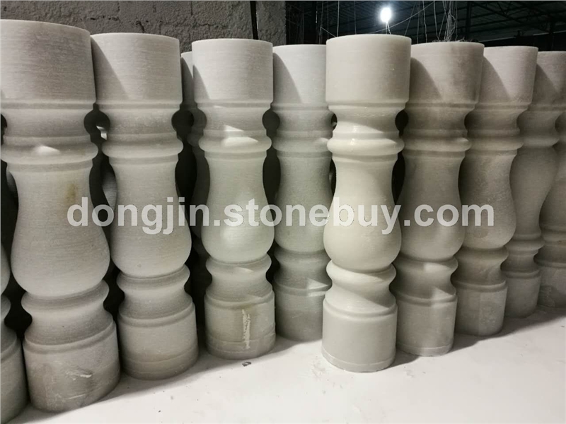 广西白大理石圆柱
