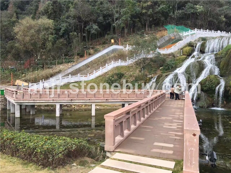 红砂岩栏杆