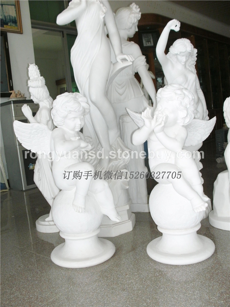 订做天使雕塑 西方人物 欧式雕塑