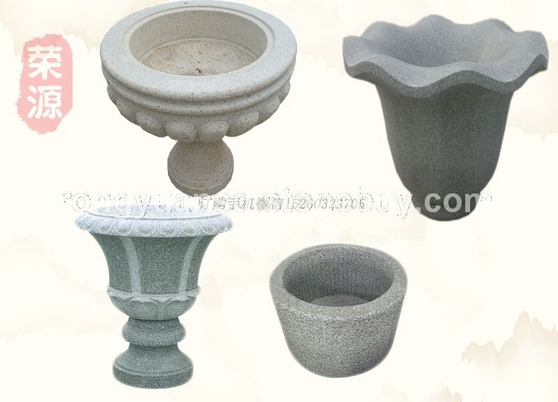 供应人物花钵雕塑 花岗岩雕塑