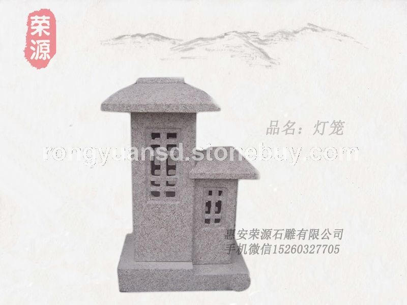 廠家訂做日式石燈籠 仿古石燈 別墅石燈籠擺件