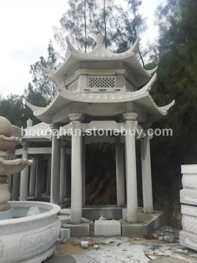 石雕亭子