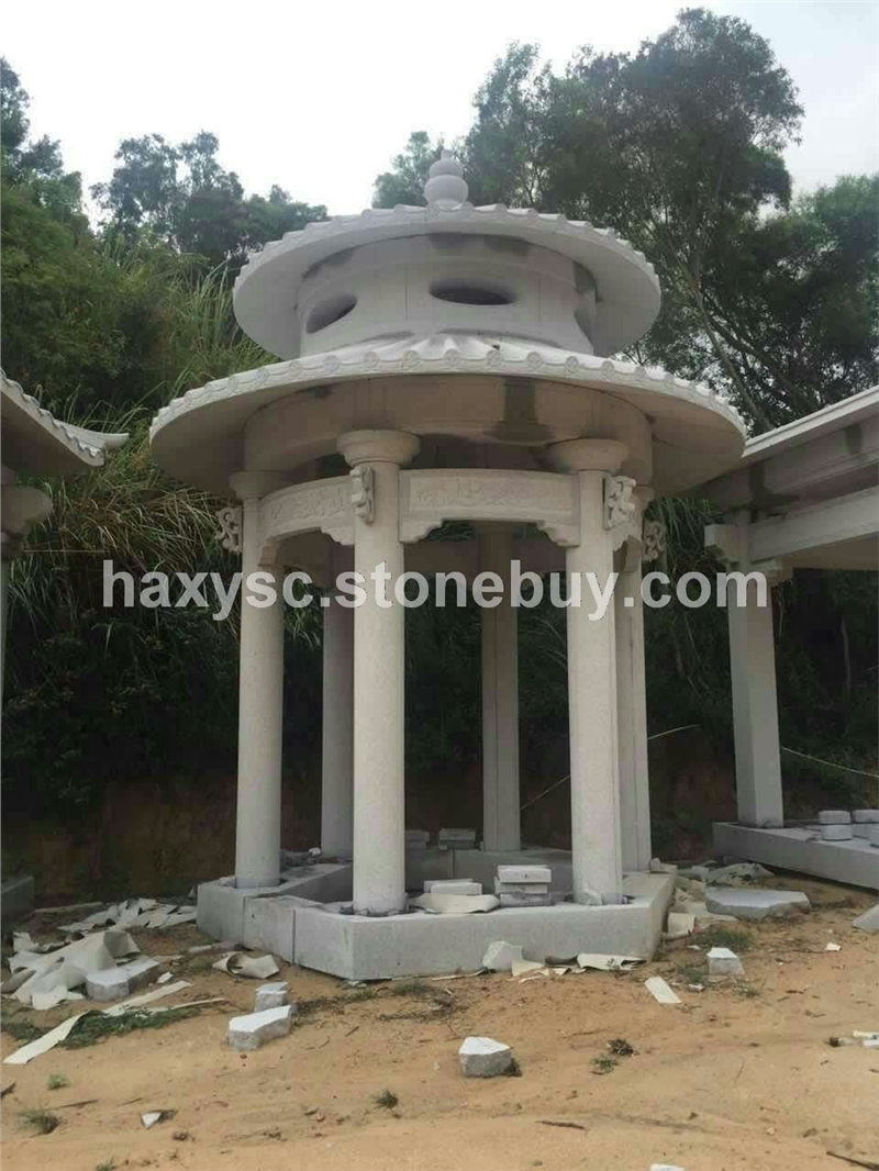 石亭子，凉亭