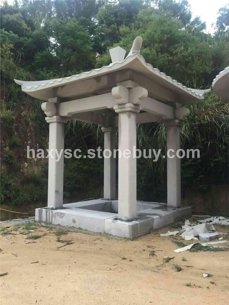 石亭子，凉亭