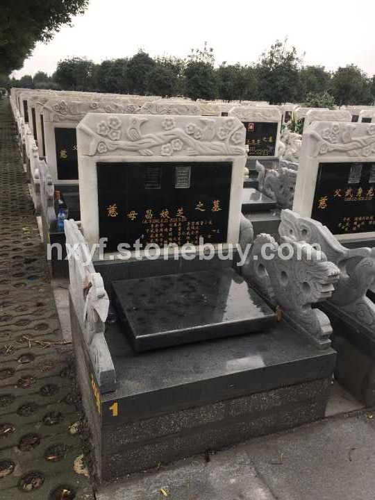 汉白玉墓碑、南阳红墓碑,中国黑墓碑、芝麻青墓碑,骨灰盒，加工定制各种花岗岩丧葬品