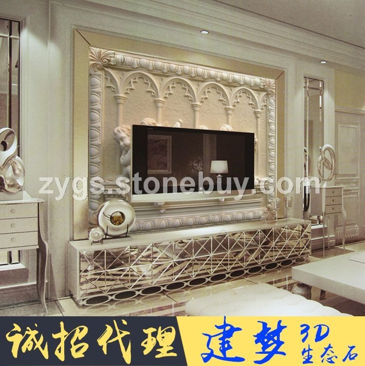 行业领头羊 广西中源岗石建梦3D生态石背景墙 全国招募代理