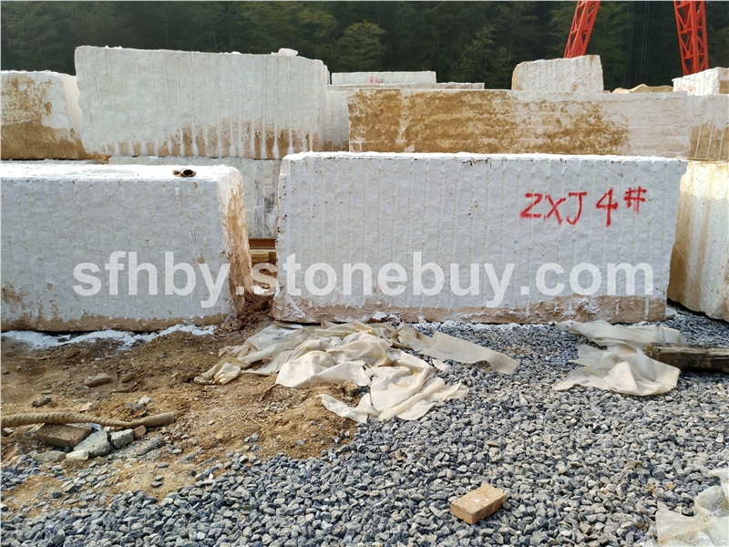 湖南汉白玉荒料