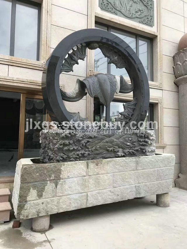 石雕风水轮 惠安风水轮定做 石材风水轮
