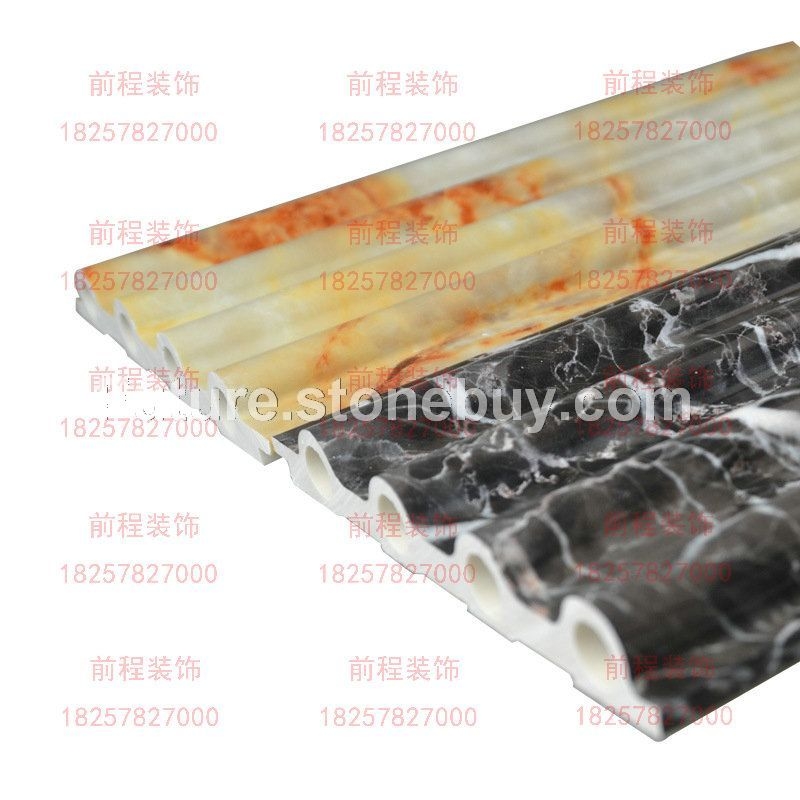 前程科技纳米石材线条,pvc石塑线条仿大理石板,简欧装饰线条造型线