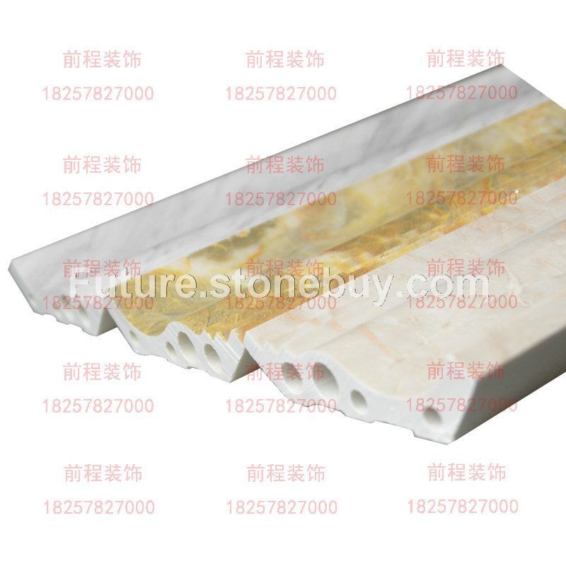 前程科技纳米石材,石塑线条仿大理石,装饰线条阴角线顶角线