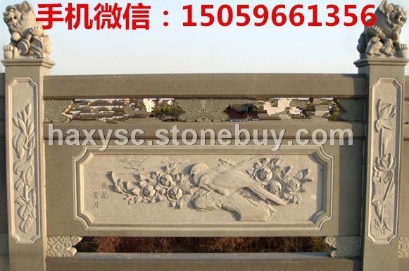 栏杆，雕刻，浮雕，石雕，喷泉，花钵