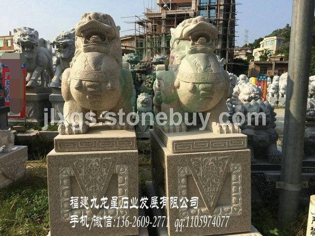 石雕天禄定做 福建青石貔貅 辟邪石雕神兽