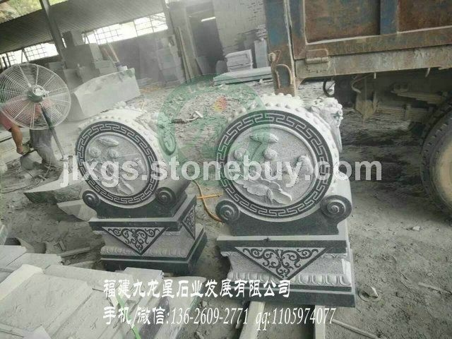 石雕门鼓 圆形石鼓 石雕门鼓定做