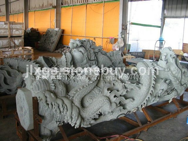 石栏杆大批量定做 景区石雕护栏 白麻石材栏杆