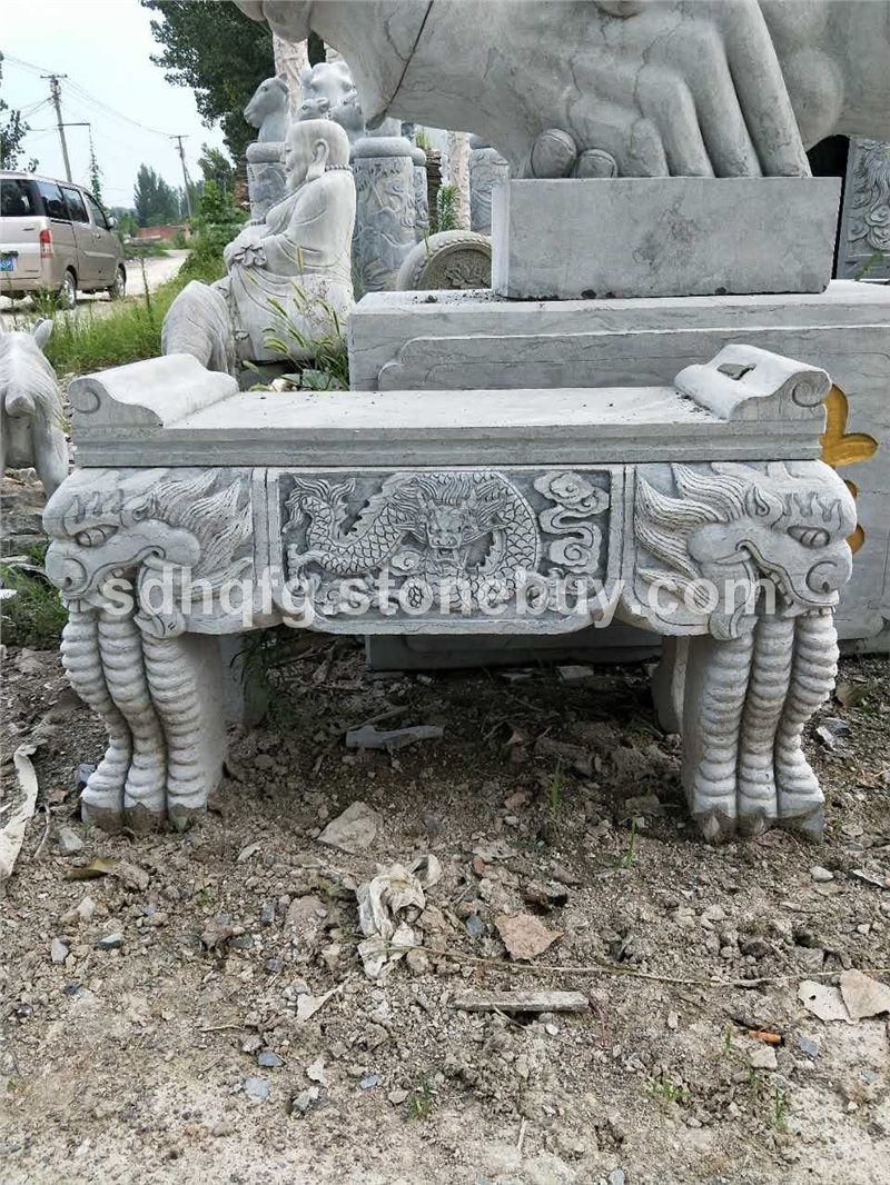 佛像，石抱鼓，石亭，石橋，噴泉，石桌石椅，香爐，供臺，石塔